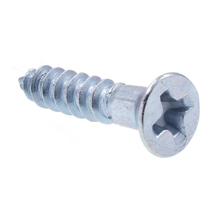 Prime-Line Wood Screw Flat Head Phillips Drive #5 X 5/8in Zinc Plated Steel 50PK 9034372